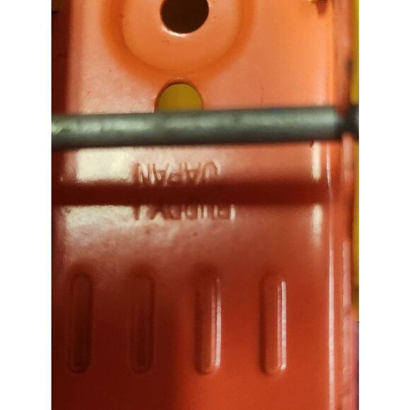 Buddy L Small Dump Truck - Orange & Yellow  Made in Japan #B13 - Picture 6 of 9
